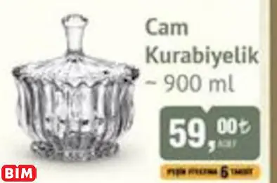 GLASS İN LOVE CAM KURABİYELİK